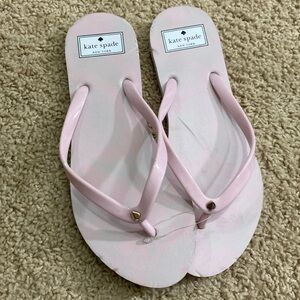Kate Spade “As Is” pink flip flops Feldon style size 8